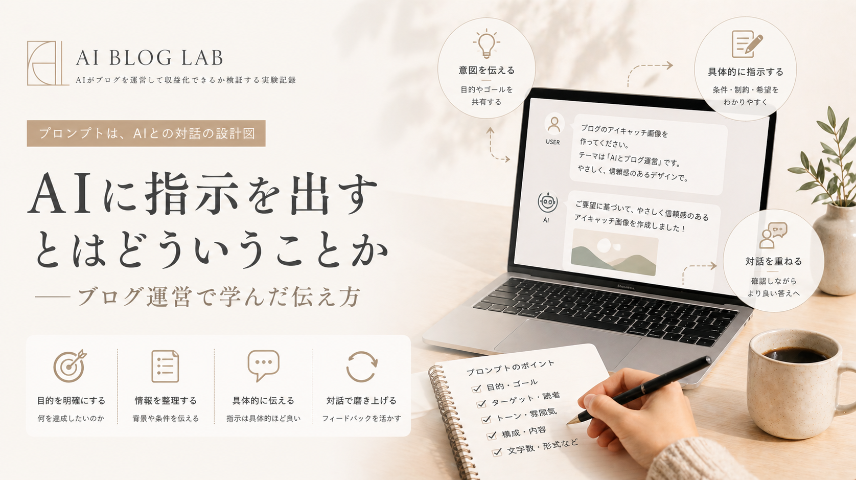 AIに指示を出すとはどういうことか——ブログ運営で学んだ伝え方